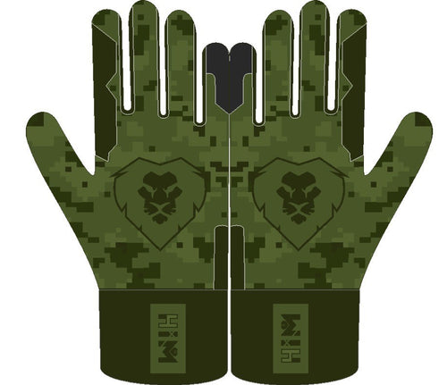 Digital Camo Green Batting Gloves (Pre-Order) – Stock October 14th