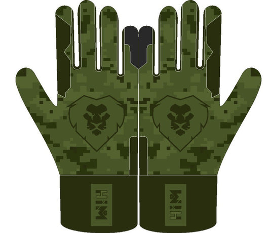 Digital Camo Green Batting Gloves (Pre-Order) – Stock October 14th