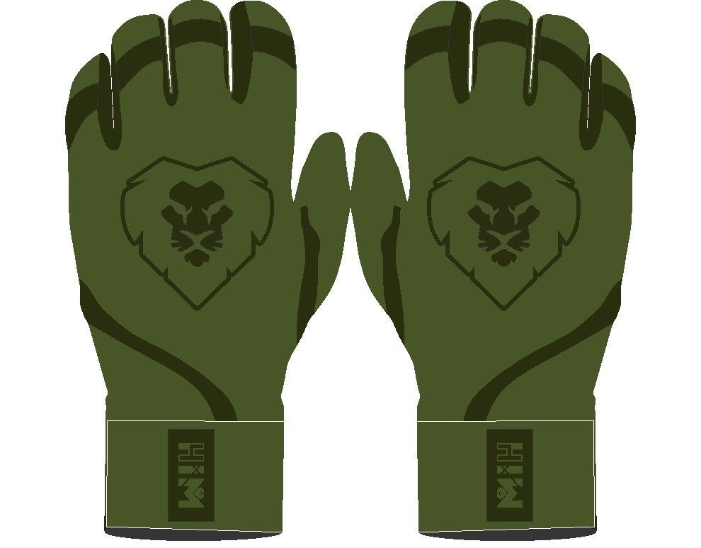 Forest Green Batting Gloves (Pre-Order) – Stock October 14th